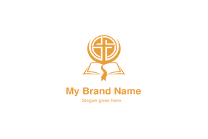 A Faithful Church and Book Logo Design